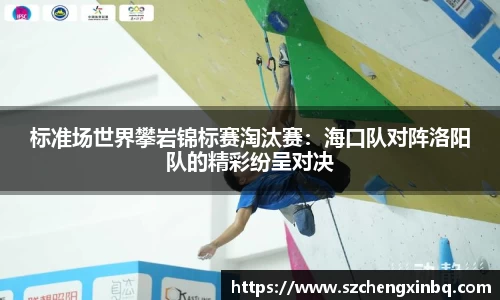 标准场世界攀岩锦标赛淘汰赛：海口队对阵洛阳队的精彩纷呈对决